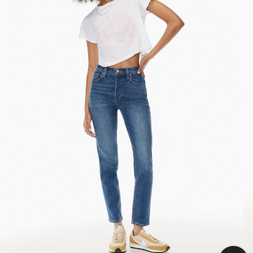 Aritzia Yoko High Rose Jeans